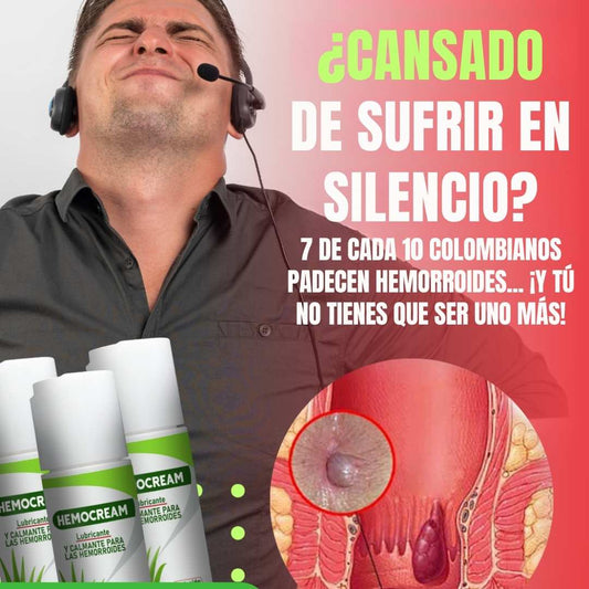 ¿Cansado de sufrir en silencio? La solución que estabas buscando HEMOCREAM